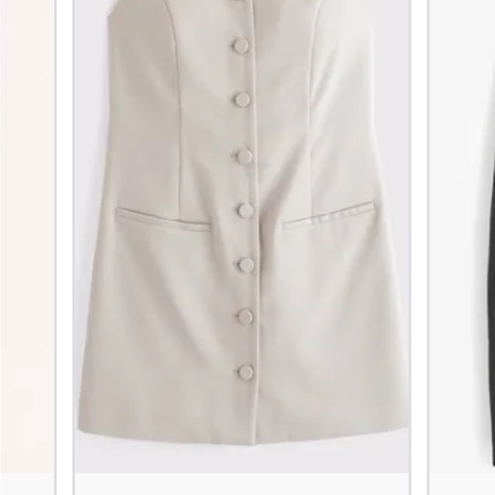Mara high neck vest dress Abercrombie